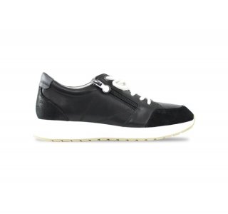 Munro Shoes | WOMEN'S SUTTON-Black Calf/Suede Combo Munro Shoes | WOMEN'S SUTTON-Black Calf/Suede Combo